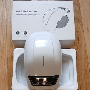 Compact Knee Massager in White